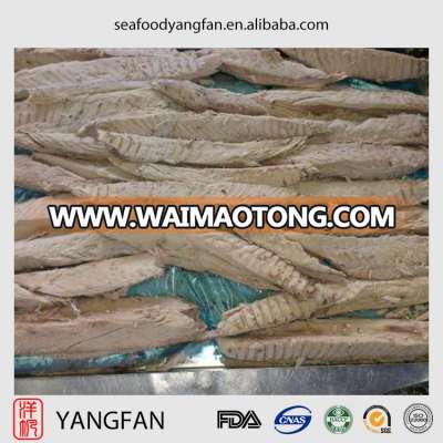 Frozen precooked bonito loin for sale with auxis thazard from China